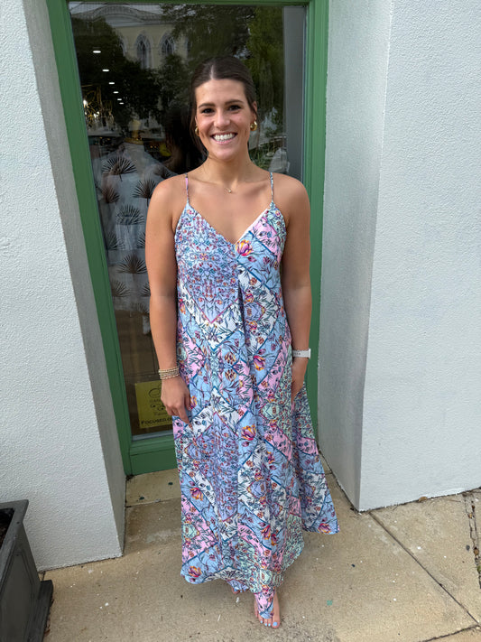 Petal Paisley Chase Dress