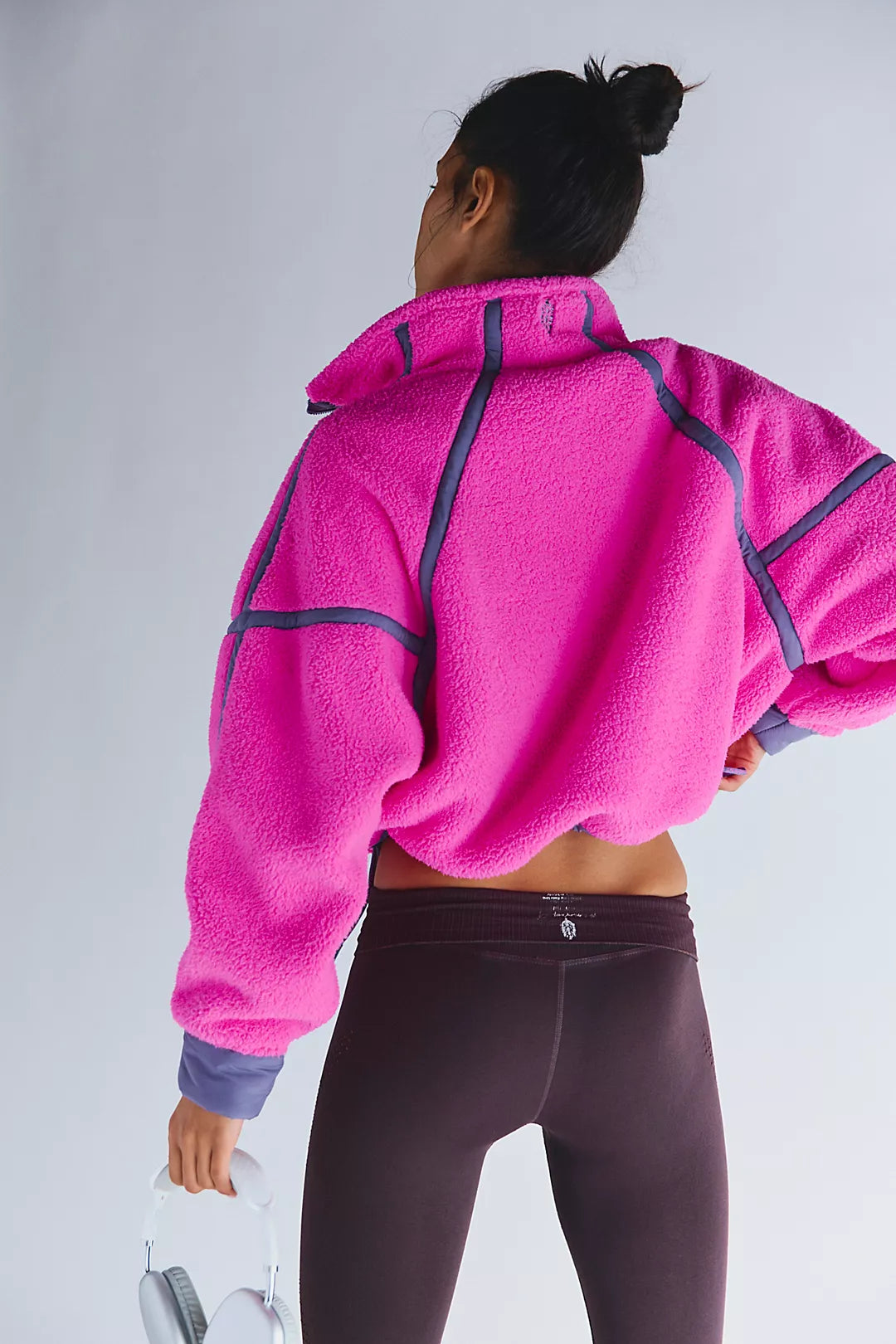 Mountain High Half Zip Fleece Shop Fuchsia Flirt