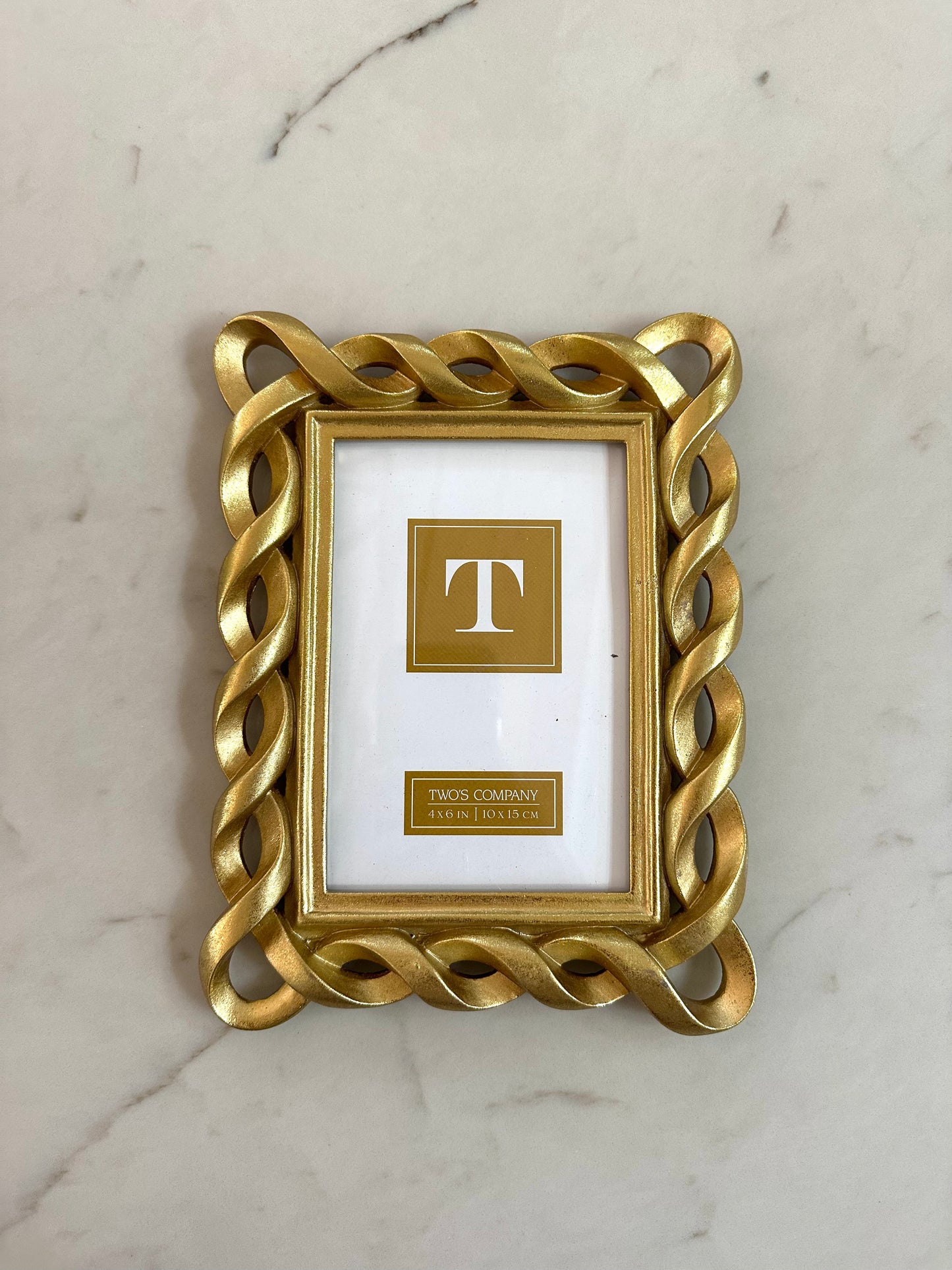 Gold Ribbon Frame Small 4x6