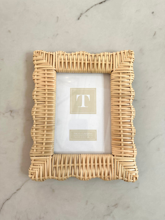 Wicker Weave Large Frame 5x7