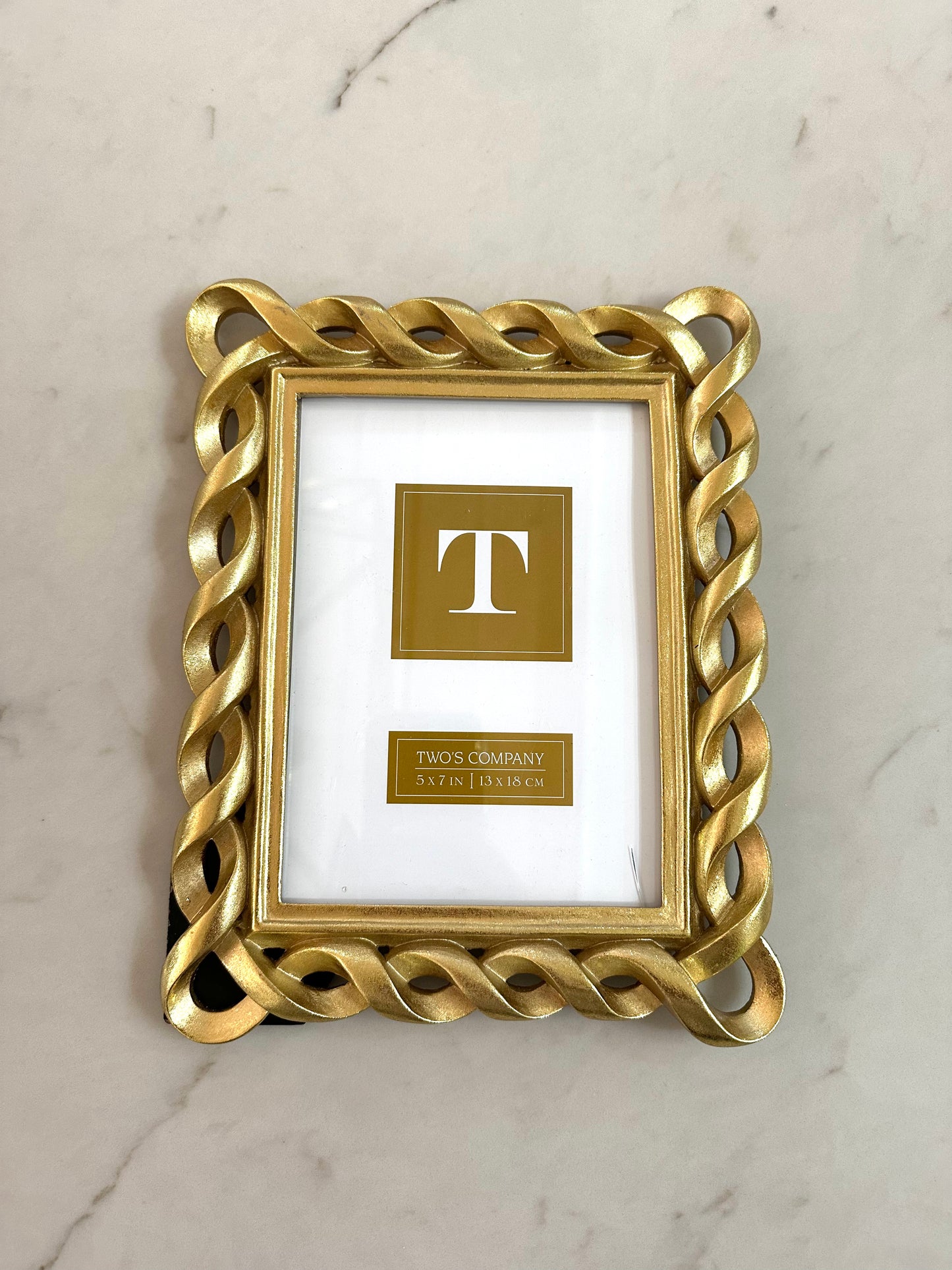 Gold Ribbon Frame Large 5x7