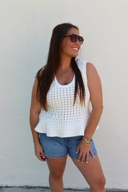 Anna White Tank