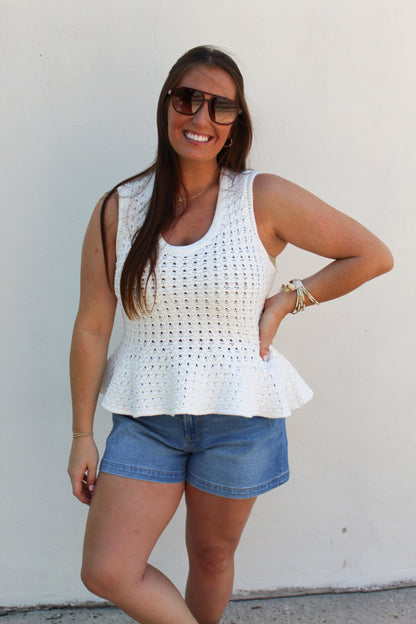 Anna White Tank