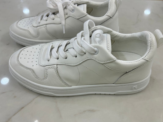 Gadol White Leather Sneakers