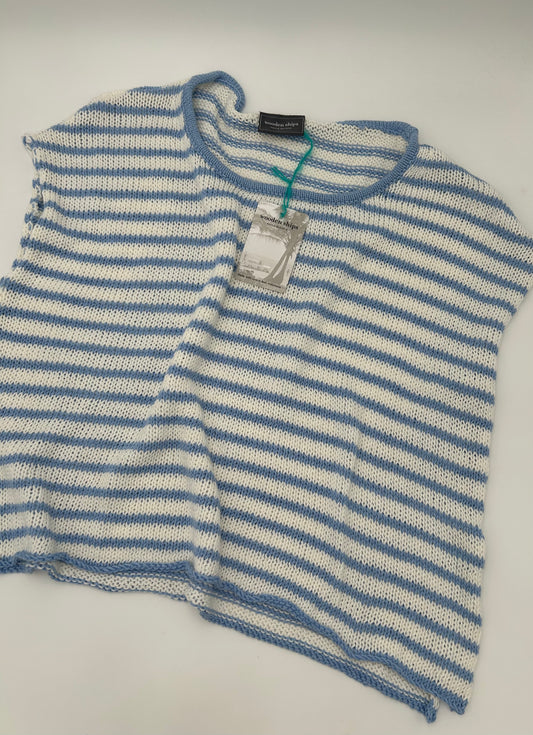 Kelly Tee BeachSky/White Stripe