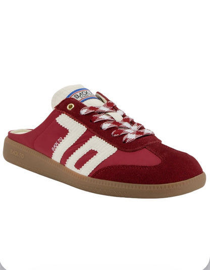 EASTER in RED MILK Backless Sneakers