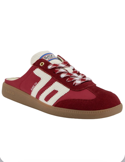 EASTER in RED MILK Backless Sneakers