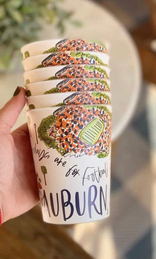 Auburn. Al Reusable Party Cups Tailgating/Parties/Gifts