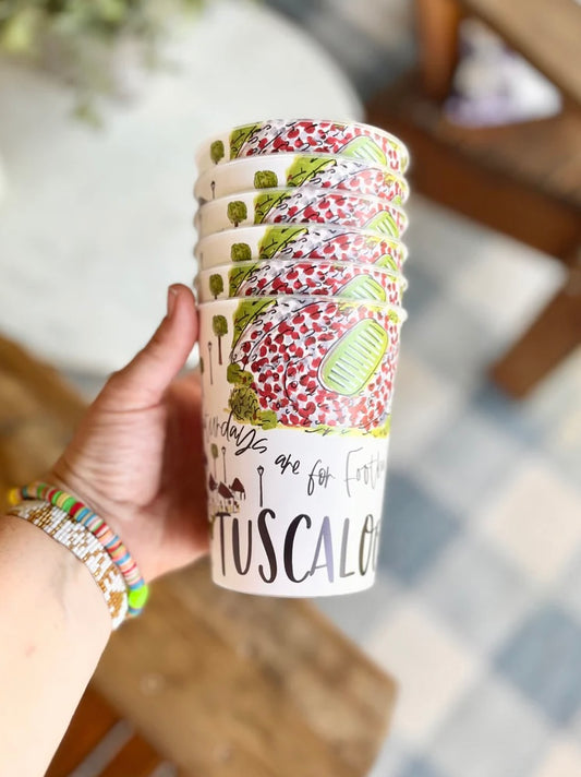 Tuscaloosa Reusable Cups, College Tailgating, Gifts, Alumni