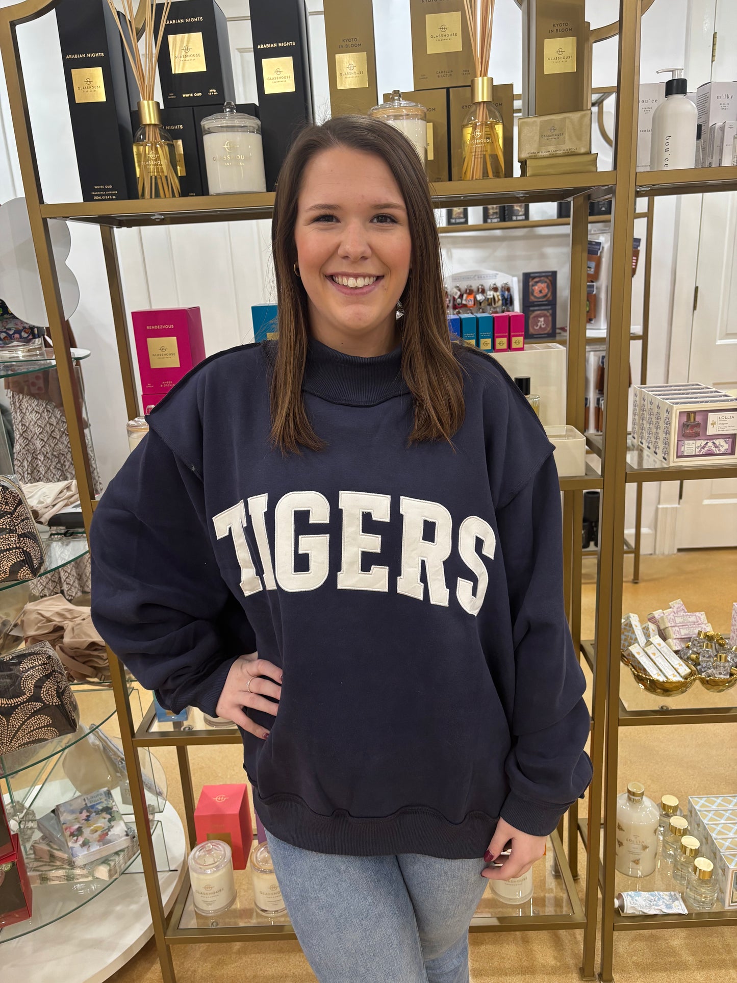Auburn Embroidered Sweatshirt