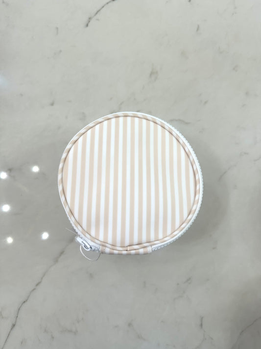 Jewel Round Case - Pimlico Stripe Sand