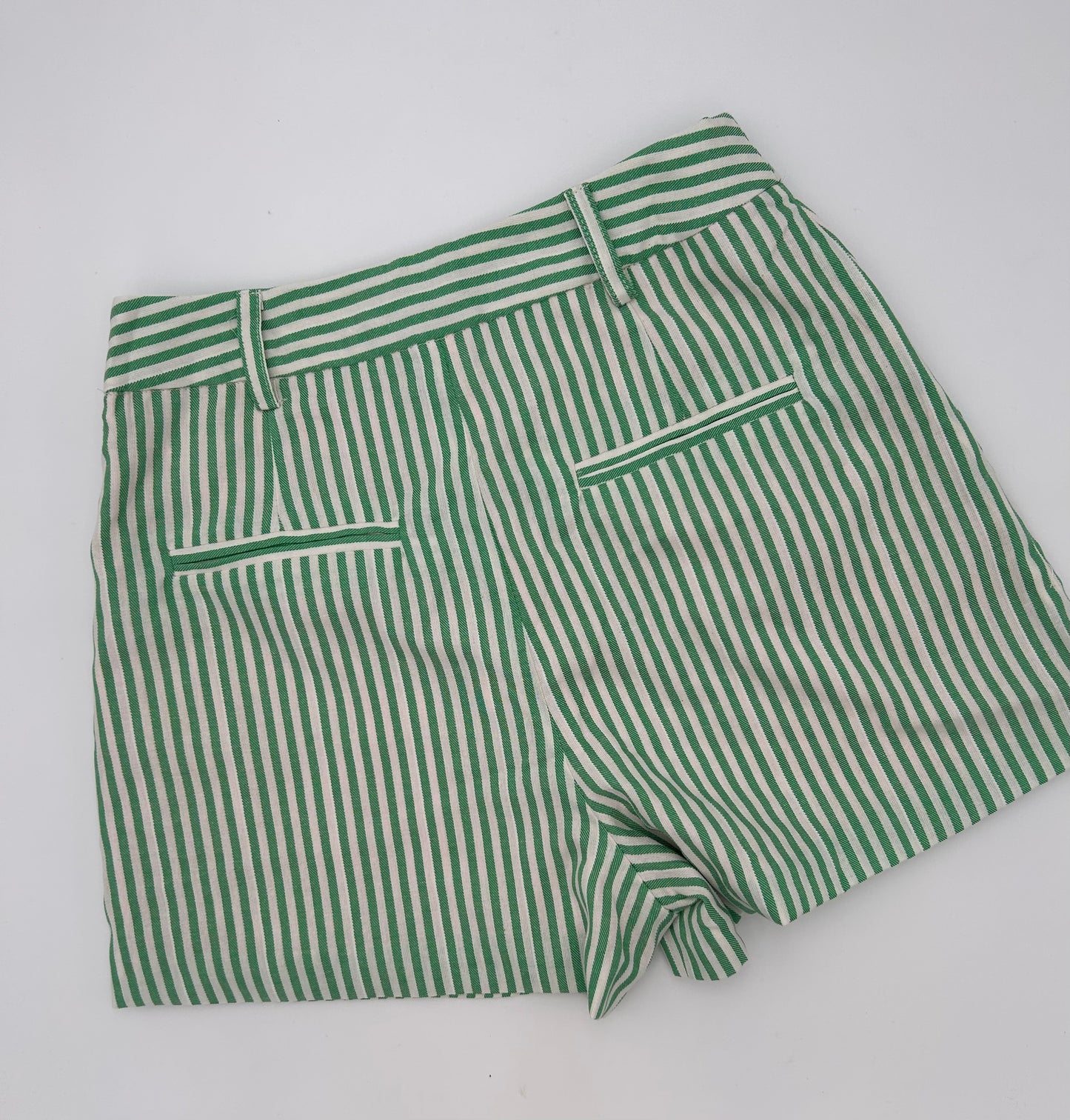 Green Stripe Shorts