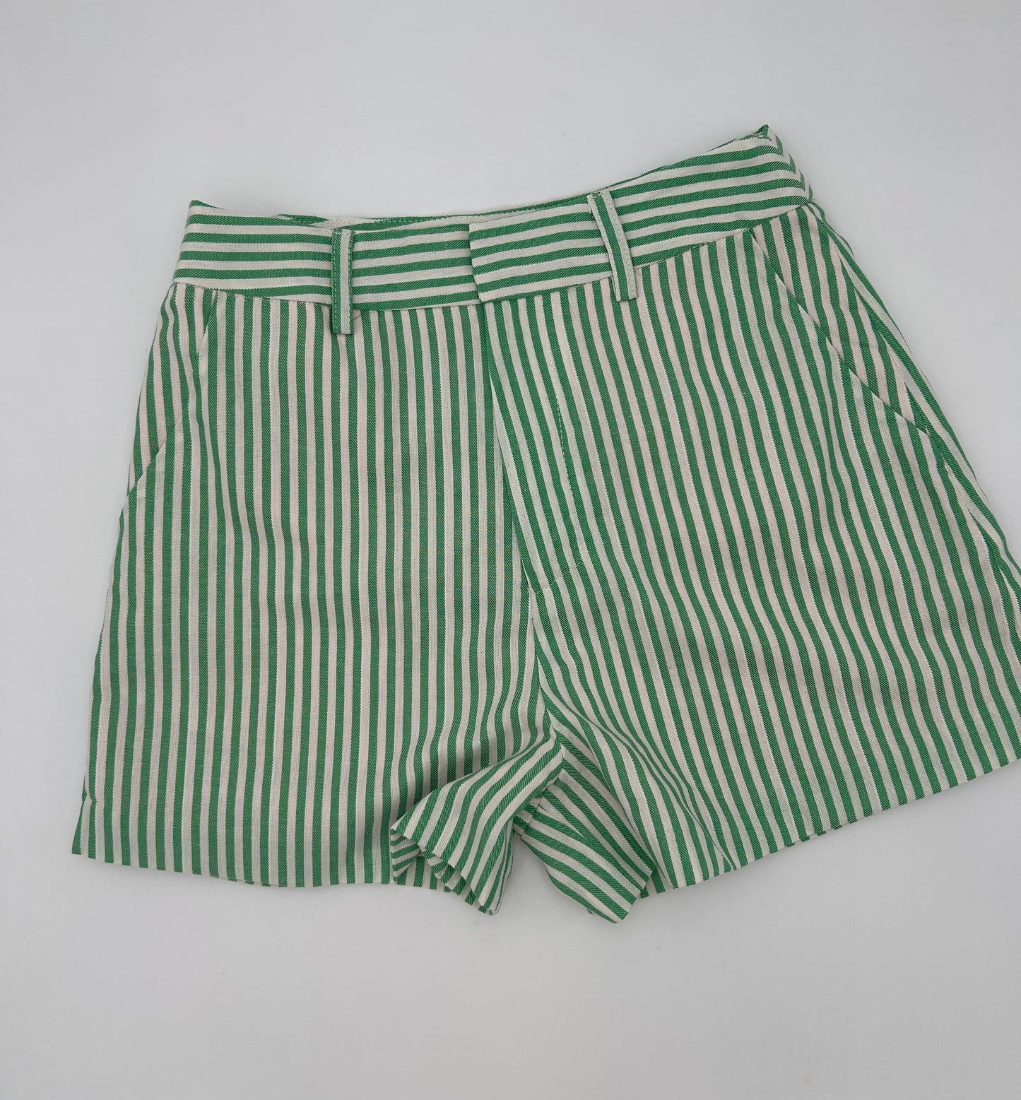 Green Stripe Shorts