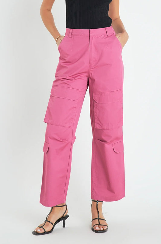 Wide Leg Cargo Pants