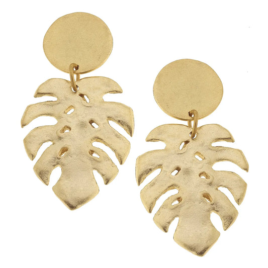 Gold Leaf Earrings