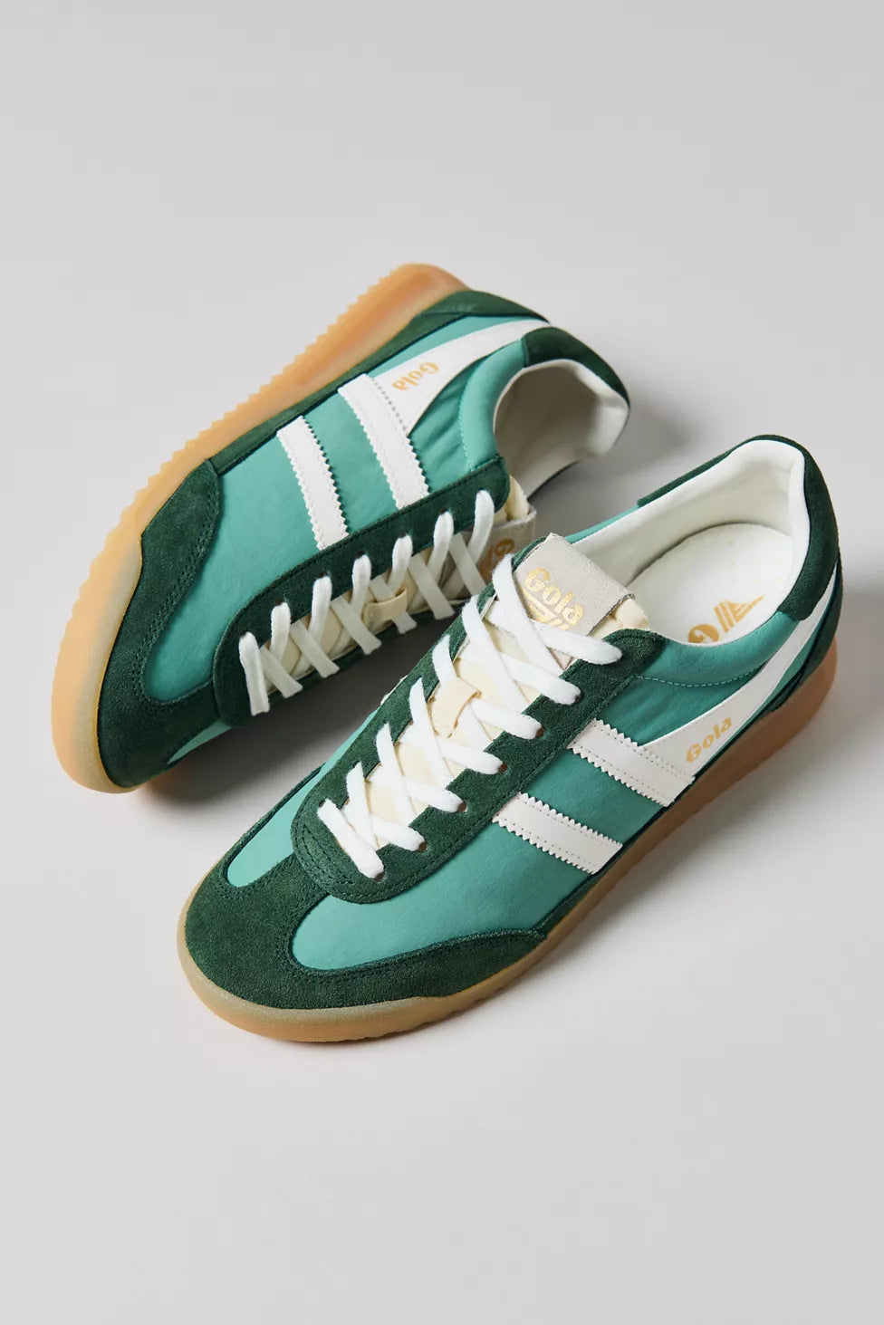 Firefly Green Mist/Evergreen Gola Sneakers