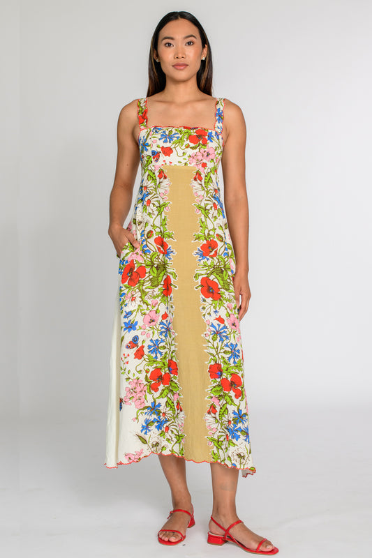 ANNALISA DRESS BUTTERFLY GARDEN