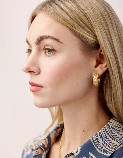 Mercer House Hoop Earrings Mother-of-Pearl