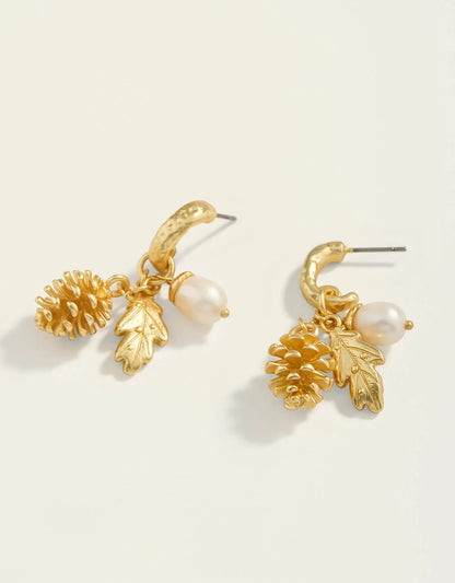 Pine Forest Earrings Pearl