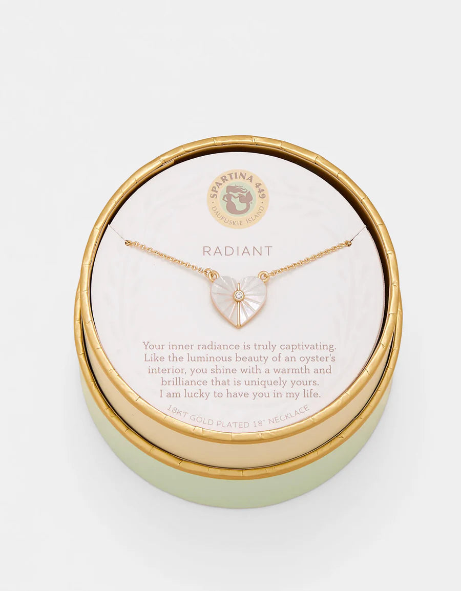 Sea La Vie Necklace Radiant/Mother-of-Pearl Heart