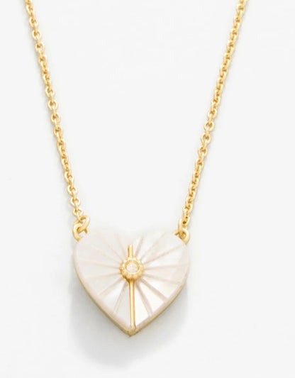 Sea La Vie Necklace Radiant/Mother-of-Pearl Heart
