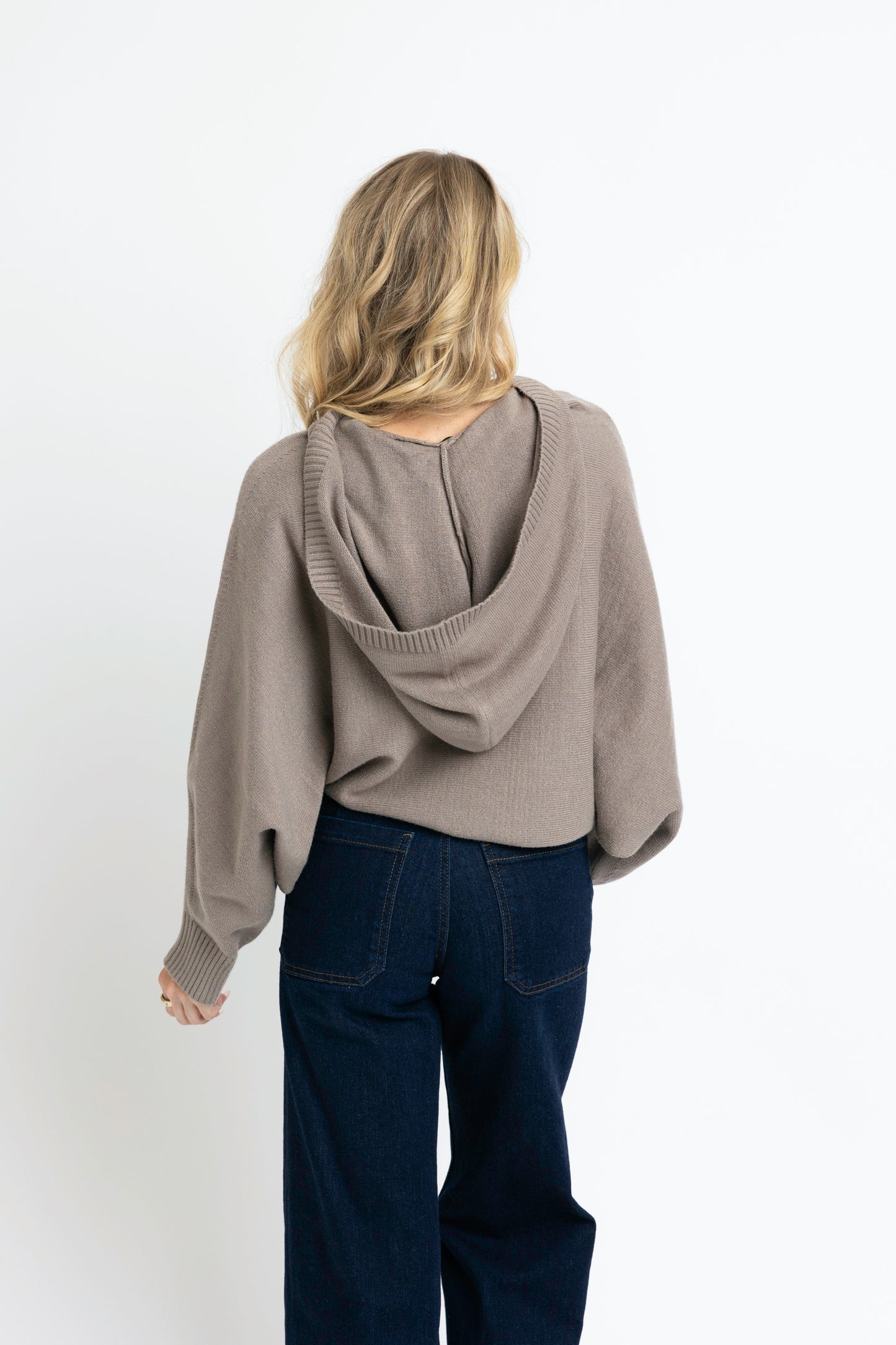 Karlie Khaki Hooded Sweater