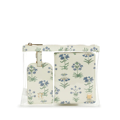 Luxe Saffiano 3 Piece Travel Set - Provence - Trvl Design