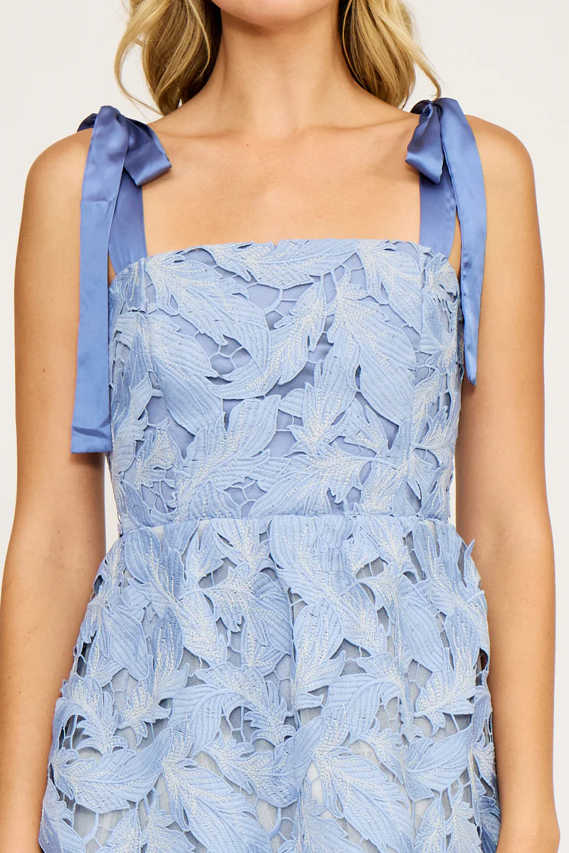 Micah Mini Lace Dress - Periwinkle