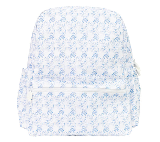 The Backpack Large in Navy Floral
