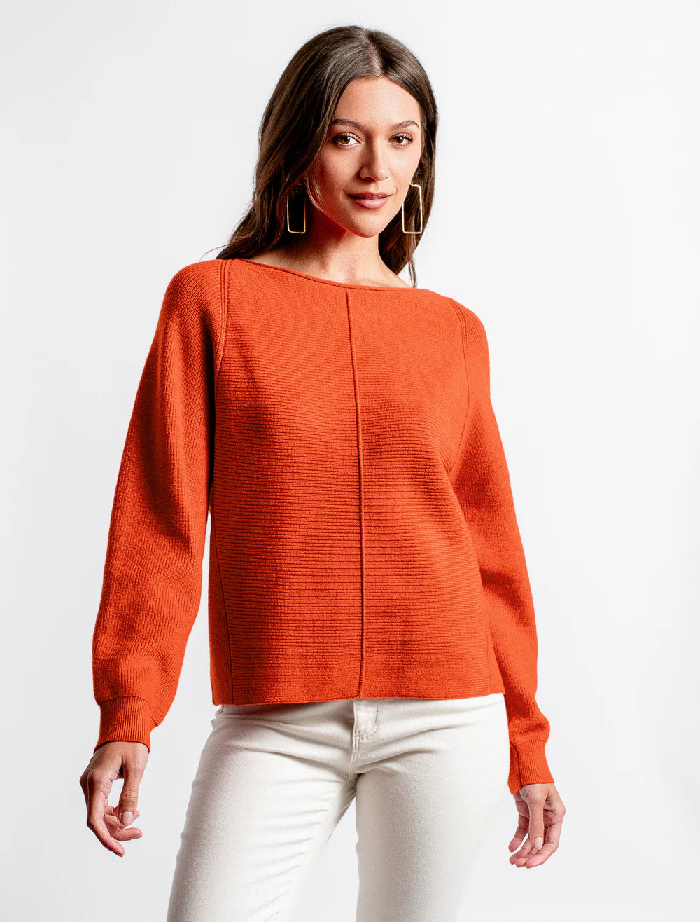 Asima Sweater Dark Coral