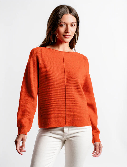 Asima Sweater Dark Coral