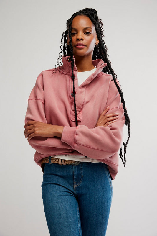 TIMELESS PULLOVER in Salsa