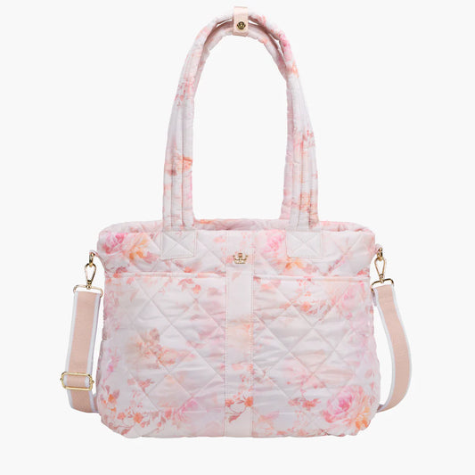 Maxed Out Wanderlust Tote Petal Rose Print