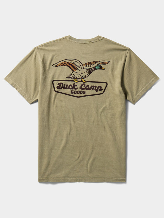 Camp Goods Pocket Tee in Vintage Khaki
