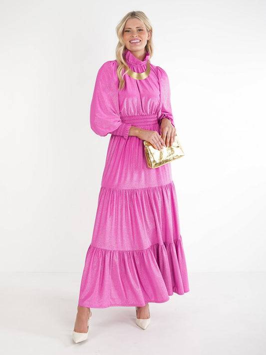 Maggie Maxi- Fuchsia Fedora