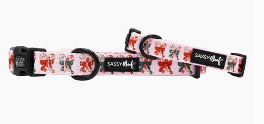 Dog Collar - Candy Cane Coquette