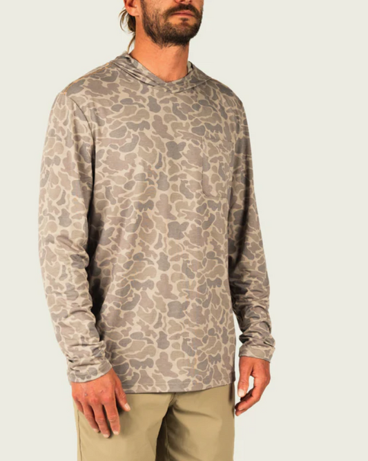 Buxton Hagood Hood Khaki Mallard Camo