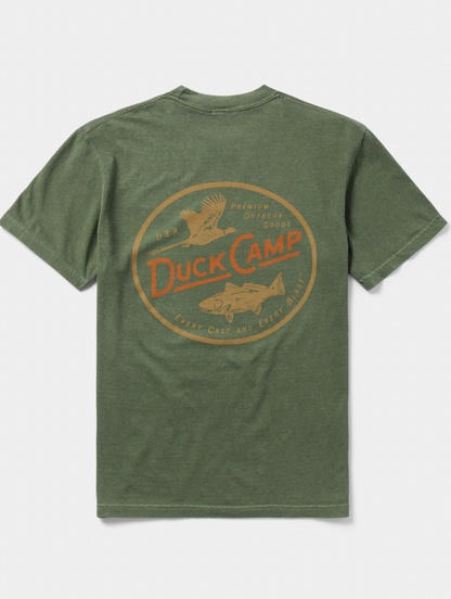 Graphic Tee in Pheasant Redfish