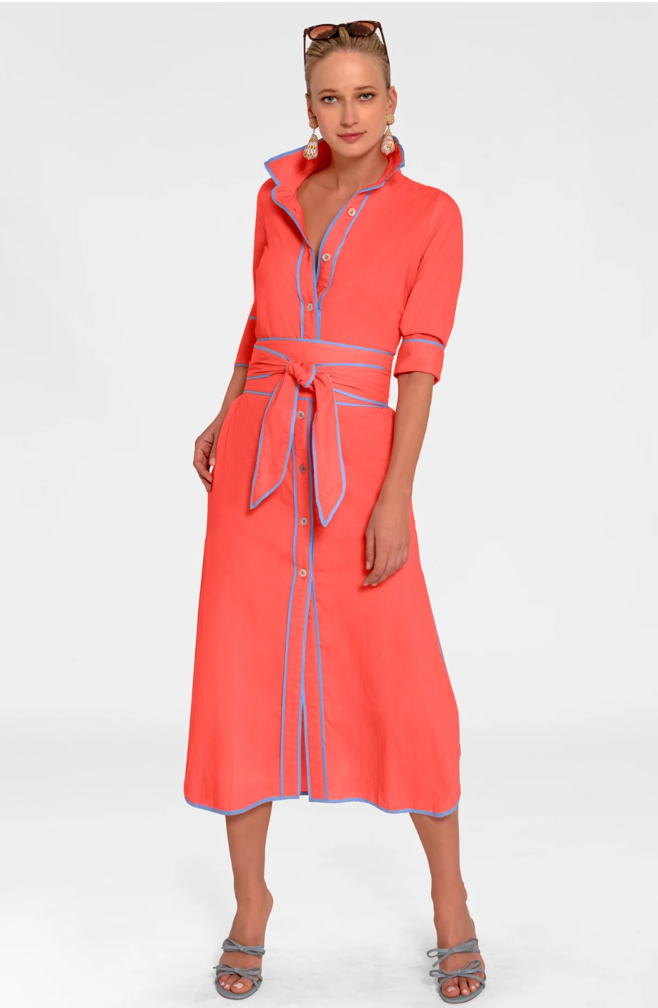 Shirt Tails Long Dress