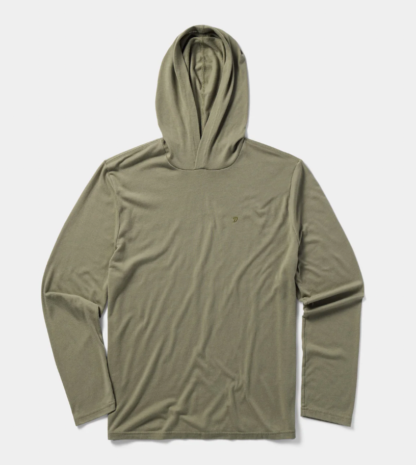 Mens Essential Drirelease Hoodie in Thyme
