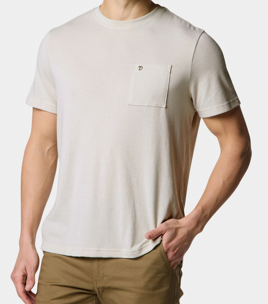 Mens Essential Drirelease Tee in Sanddollar