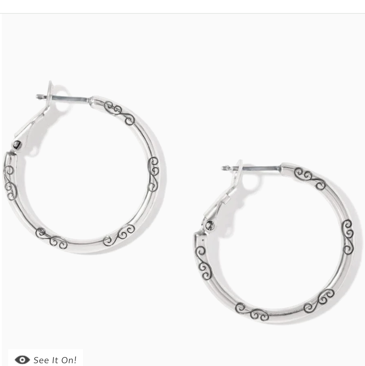 Small Hoop Charm Earring