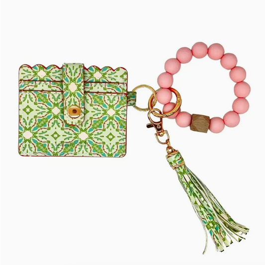 Lagos Blush Keychain Wristlet Wallet