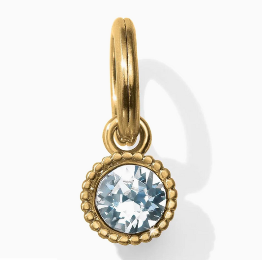 Glitz Birthstone Charm Gold