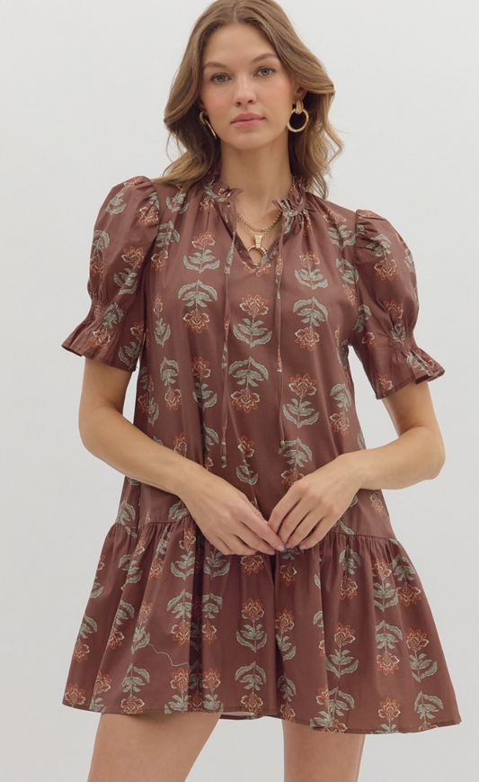 Floral Smocked Dress