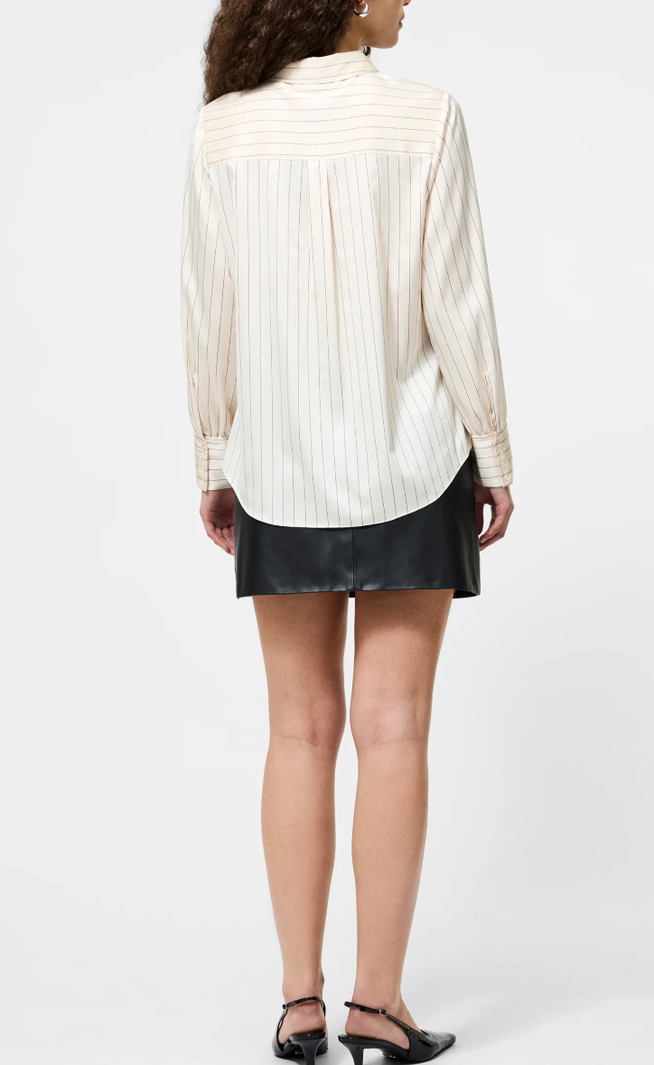 Satin Pinstripe Shirt