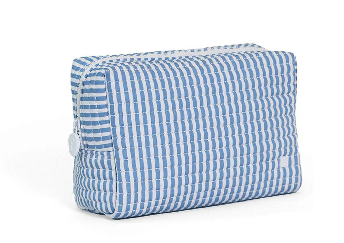 QUILTED EVERYDAY BAG - PIMLICO STRIPE CHAMBRAY