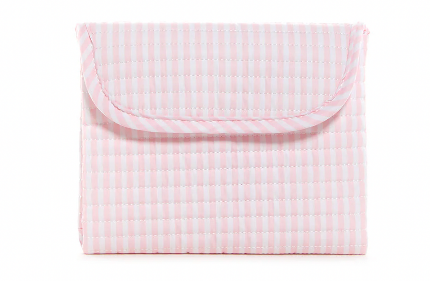 QUILTED CHANGING MAT - PIMLICO STRIPE PINK
