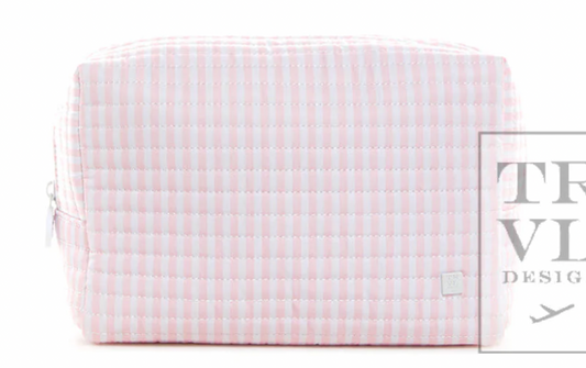 QUILTED EVERYDAY BAG - PIMLICO STRIPE PINK