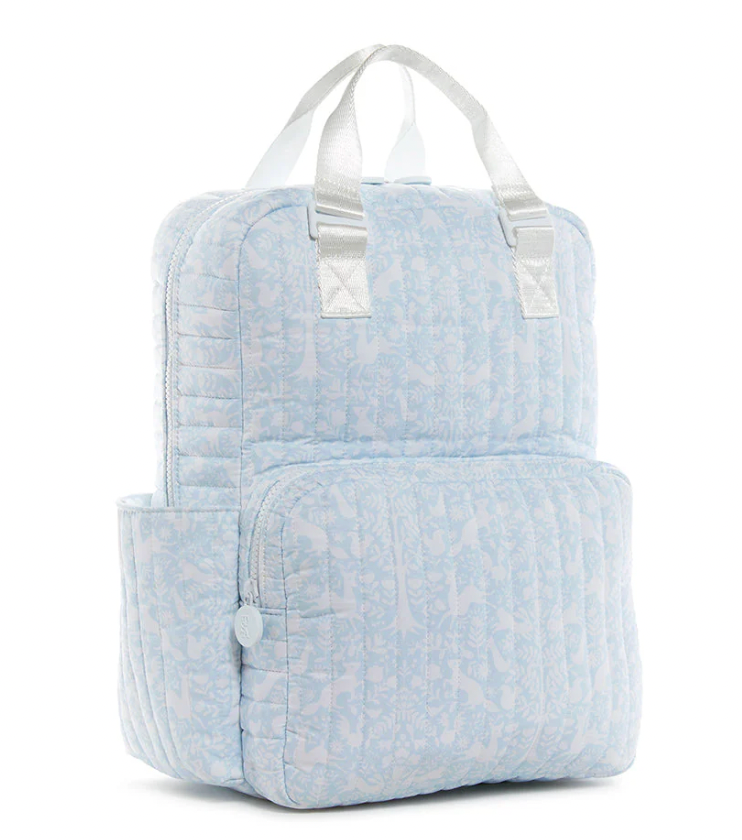 QUILTED ALL YOU NEED BAG - WOODLAND BLUE